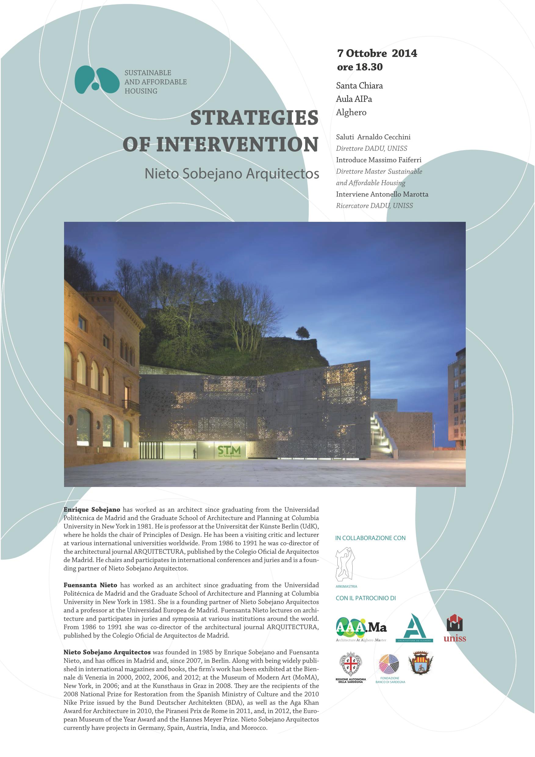 STRATEGIES OF INTERVENTION