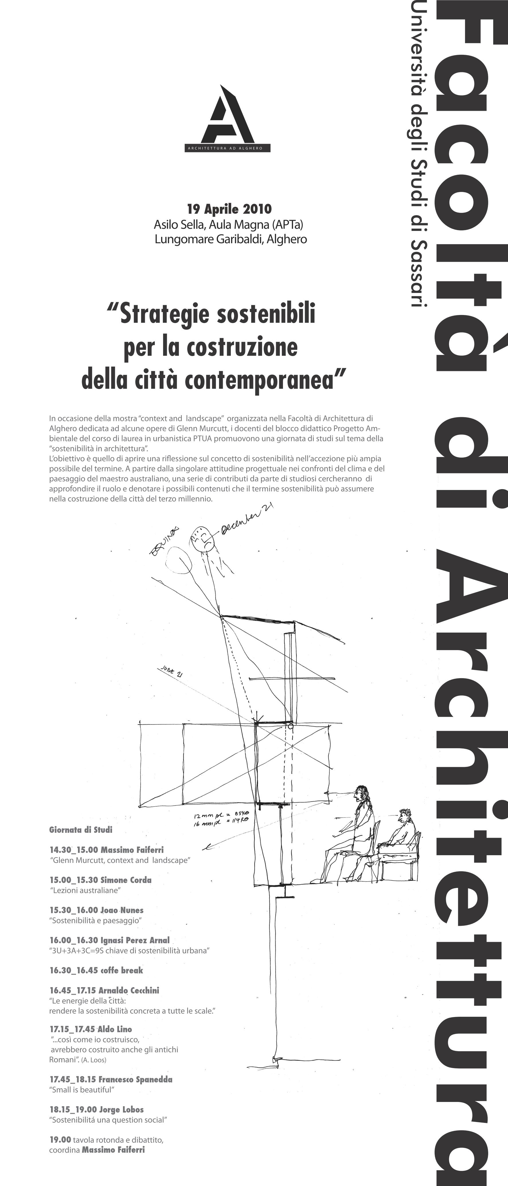 “Strategie sostenibili  per la costruzione della città contemporanea”