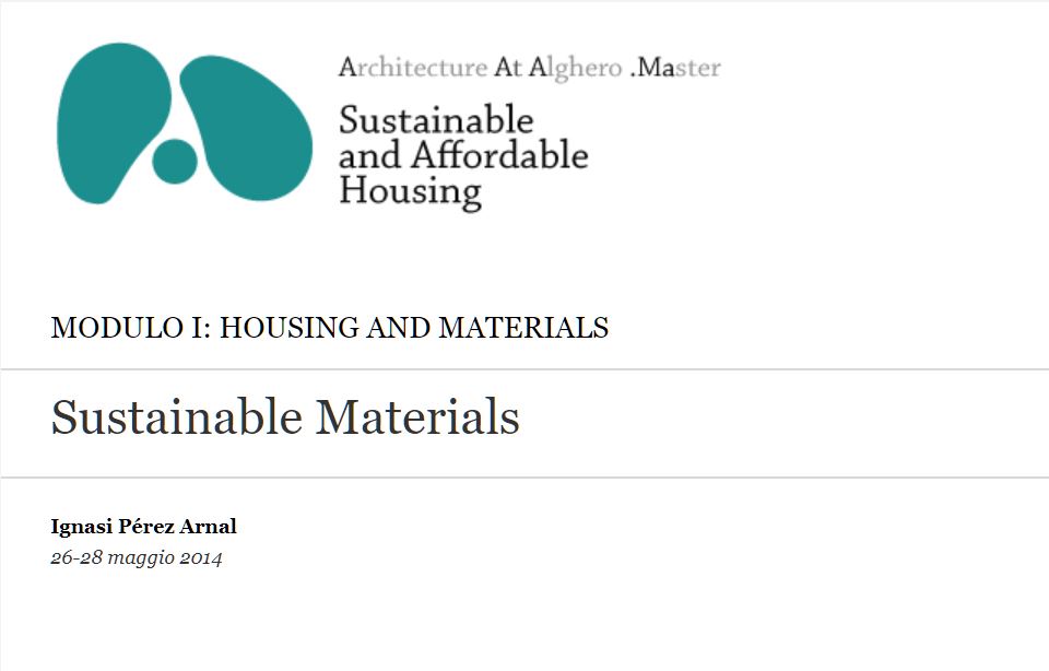 Sustainable Materials