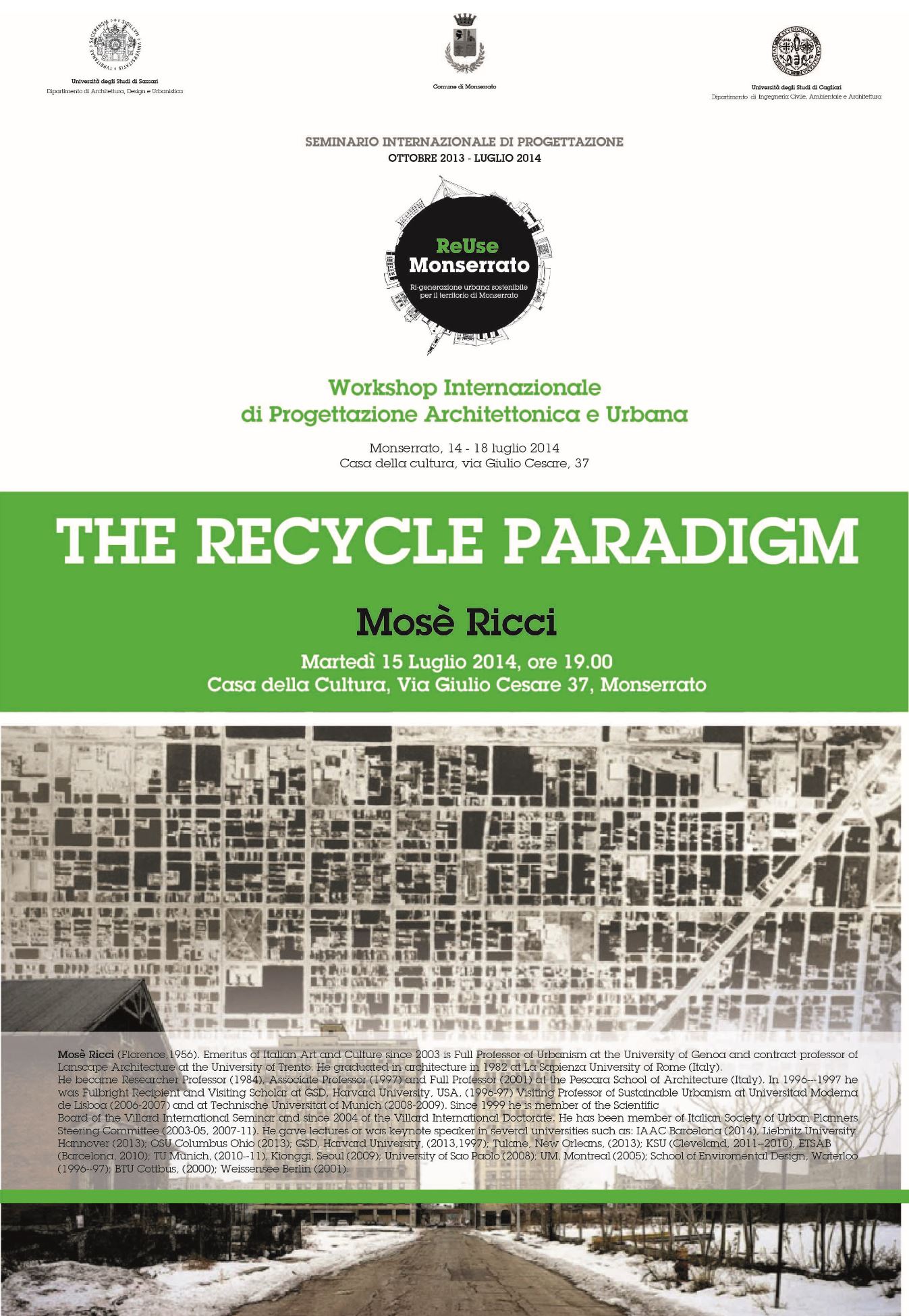 THE RECYCLE PARADIGM