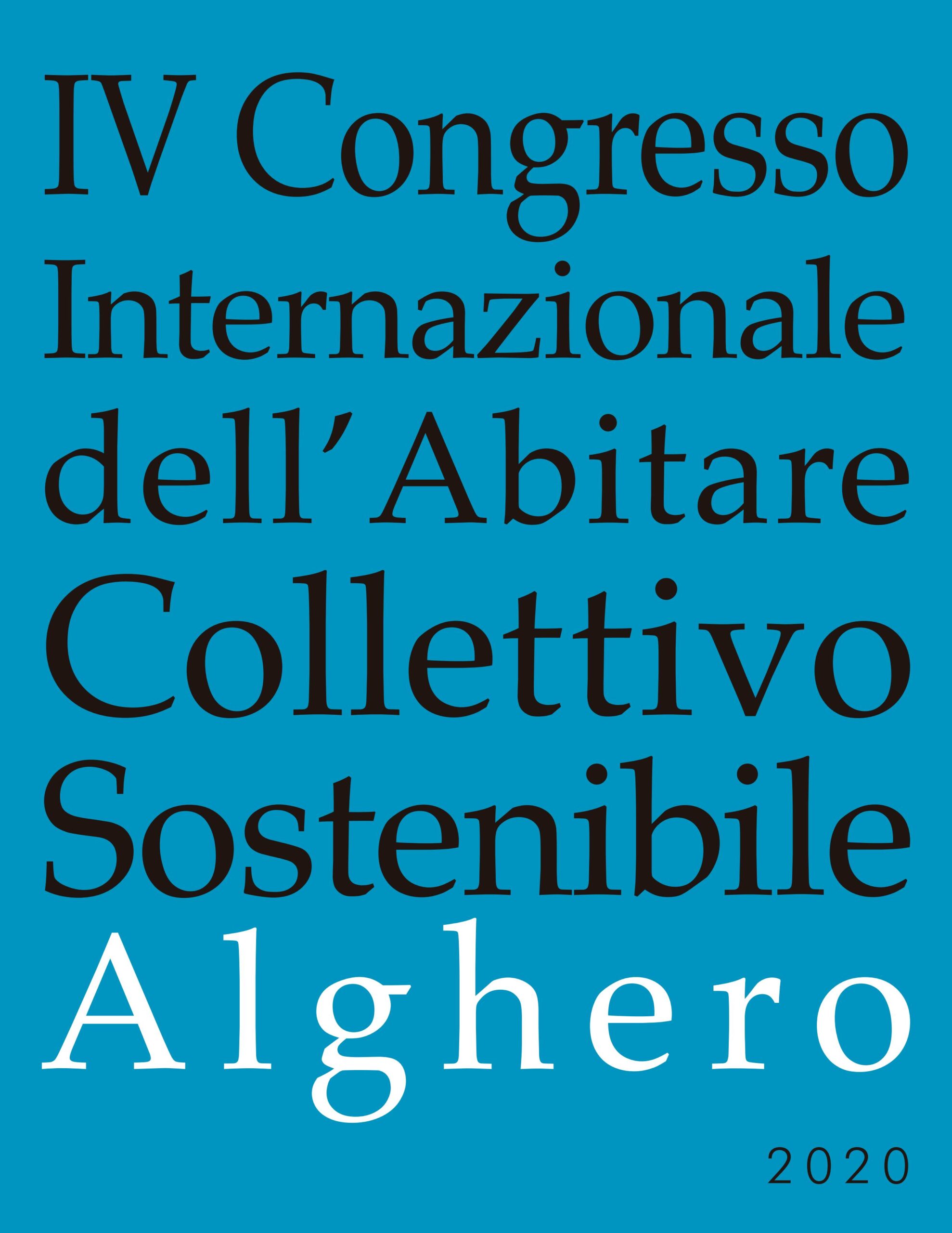 IV Congresso Internazionale dell’Abitare Collettivo Sostenibile, Alghero