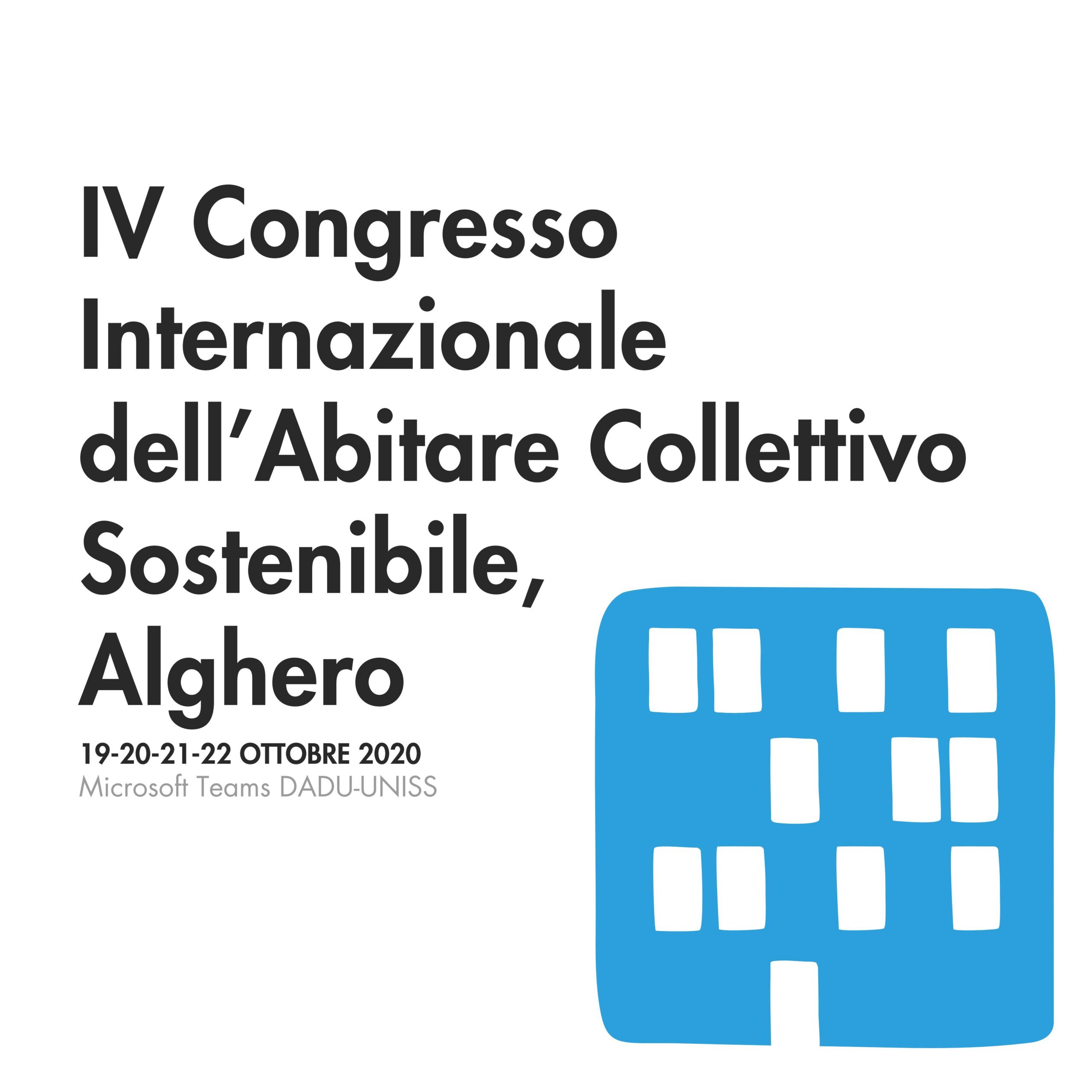 IV Congresso Internazionale dell’Abitare Collettivo  Sostenibile, Alghero