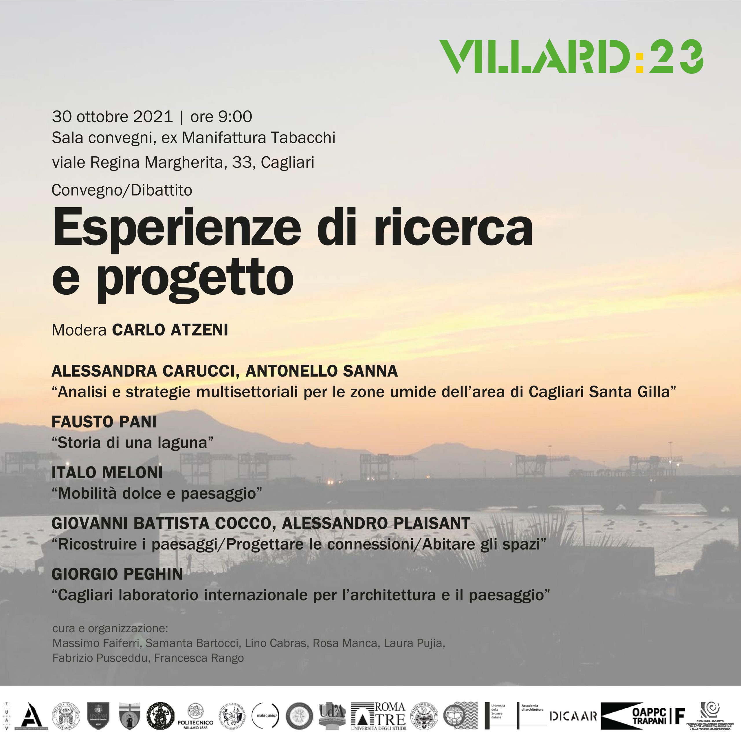 Convegno/Dibattito “Esperienze di ricerca e progetto”