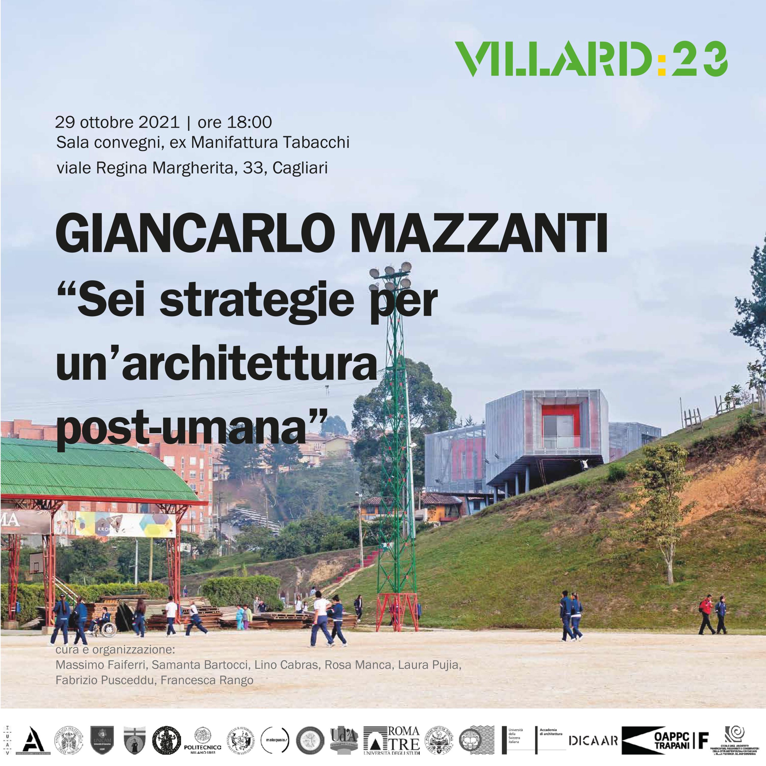 “Sei strategie per un’architettura post-umana”