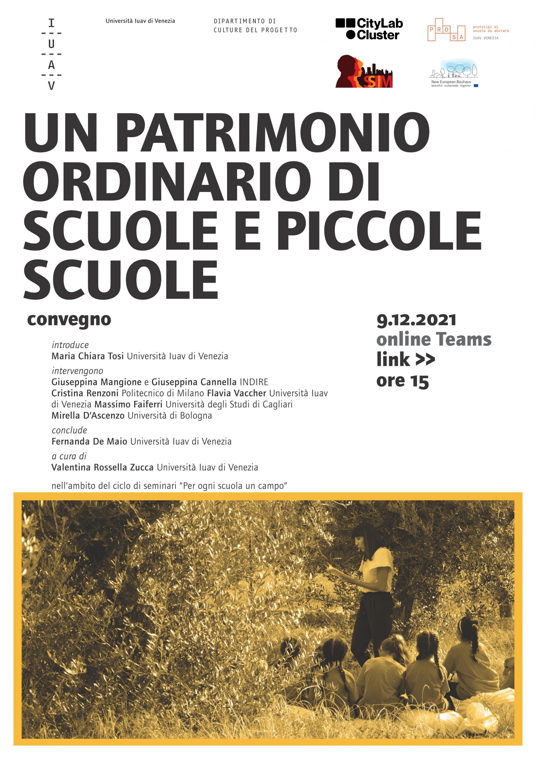 Un patrimonio ordinario di scuole e piccole scuole